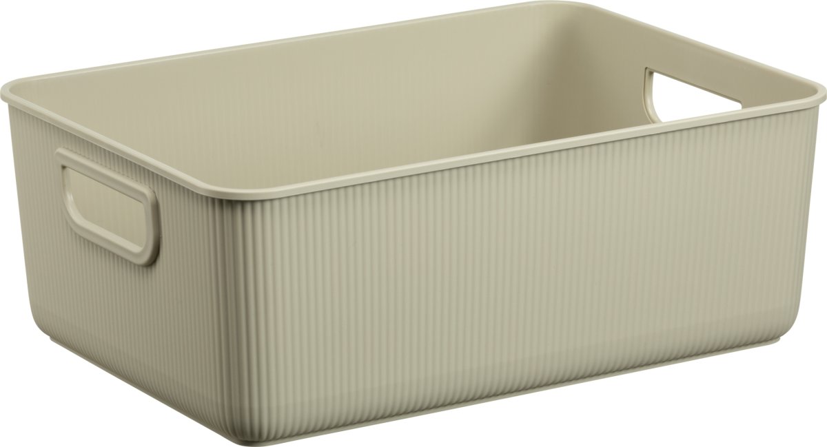 Akita opbevaringsboks, medium, beige