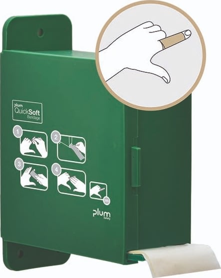 Plum QuickSoft Dispenser inkl. 1 beige bandage
