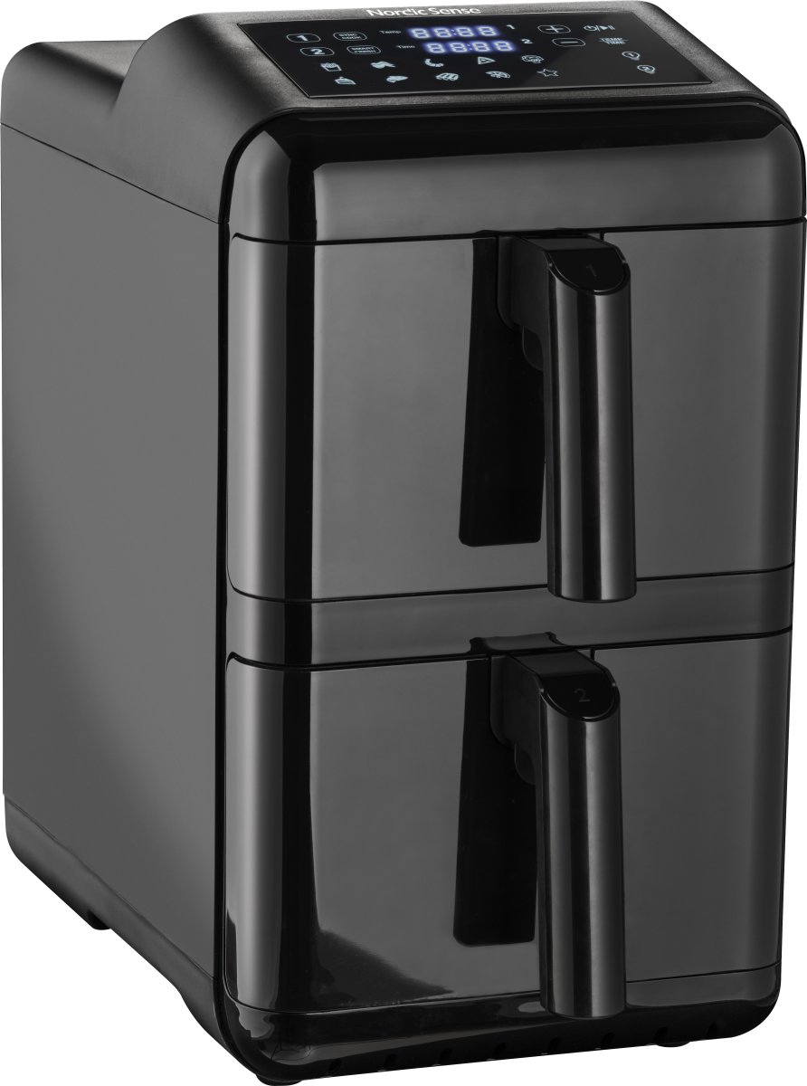 Nordic Sense Airfryer, 2 skuffer, 11,6 liter 2900w
