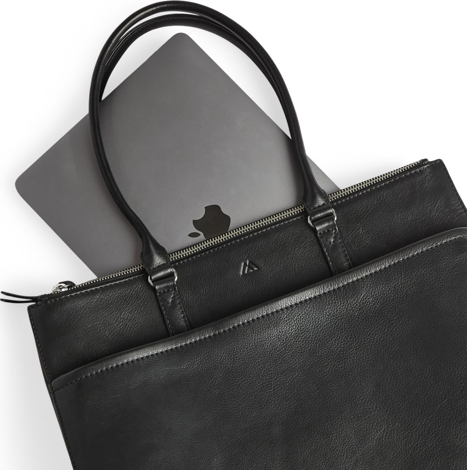 Markberg Juniper Computertaske, zero waste, sort