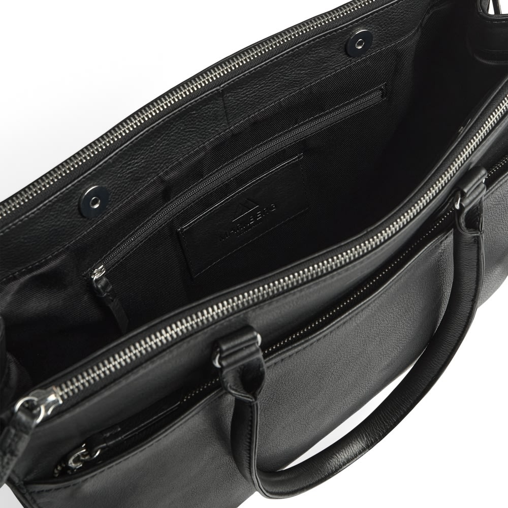 Markberg Juniper Computertaske, zero waste, sort