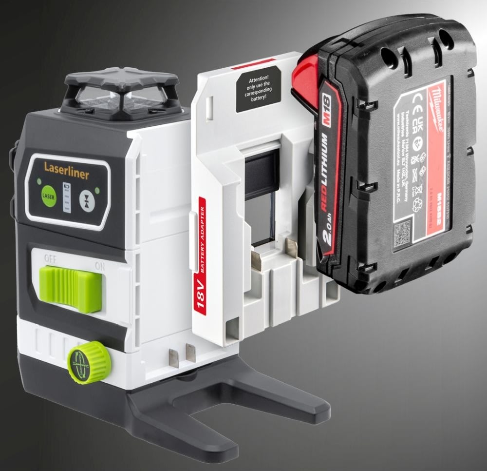 LaserLiner PowerAdapter Milwaukee
