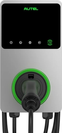 Autel MaxiCharger 22KW, 4G, 3F/32A, sølvgrå
