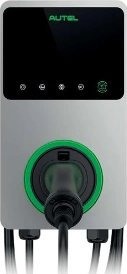 Autel MaxiCharger 22KW, 4G, 3F/32A, sølvgrå