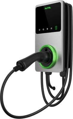 Autel MaxiCharger 22KW, 4G, 3F/32A, sølvgrå