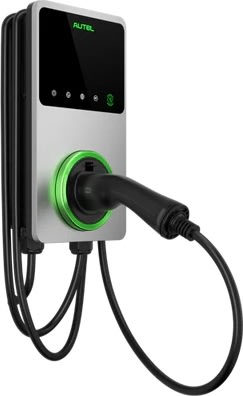 Autel MaxiCharger 22KW, 4G, 3F/32A, sølvgrå