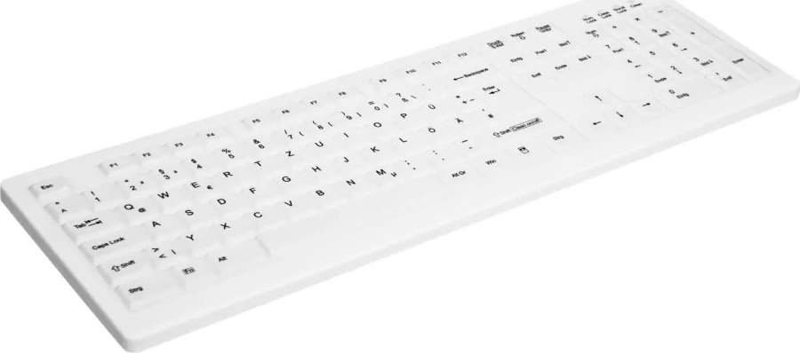 Cherry AK-C8100 medicinsk tastatur, hvid