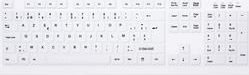Cherry MedicalKey AK-C8100 tastatur, hvid