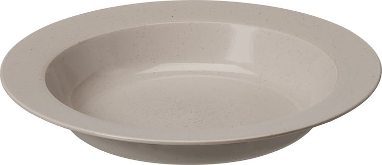 GastroMax Dyb tallerken, BIO, gråbrun, Ø22 cm