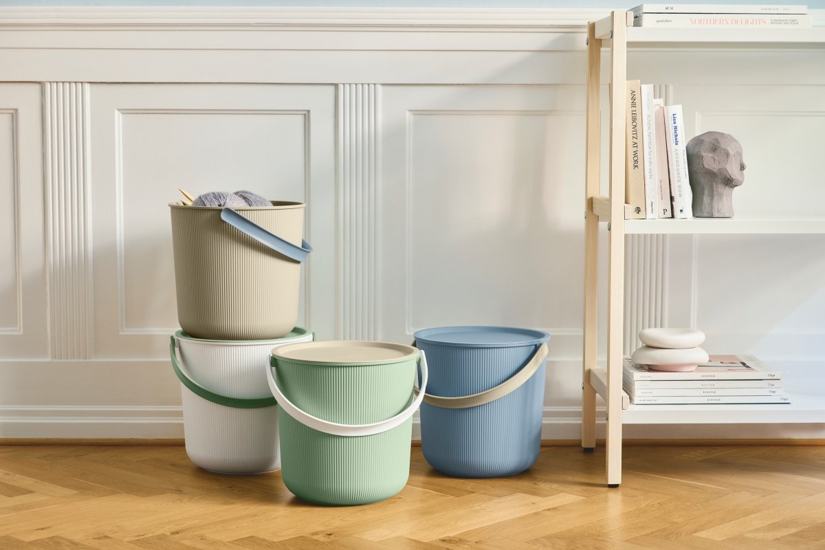 Akita opbevaringsspand, beige