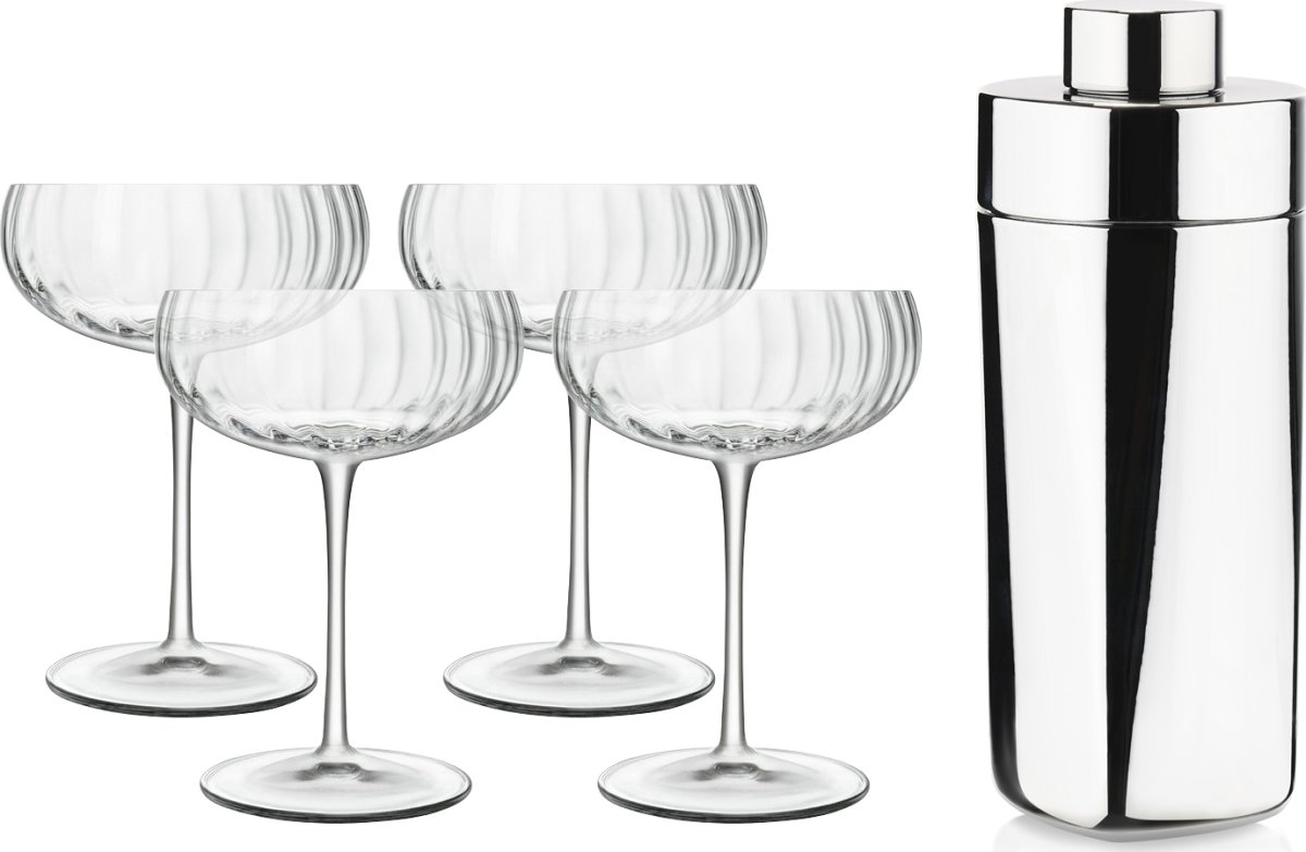 Luigi Bormioli Espresso Martini pk, shaker & glas
