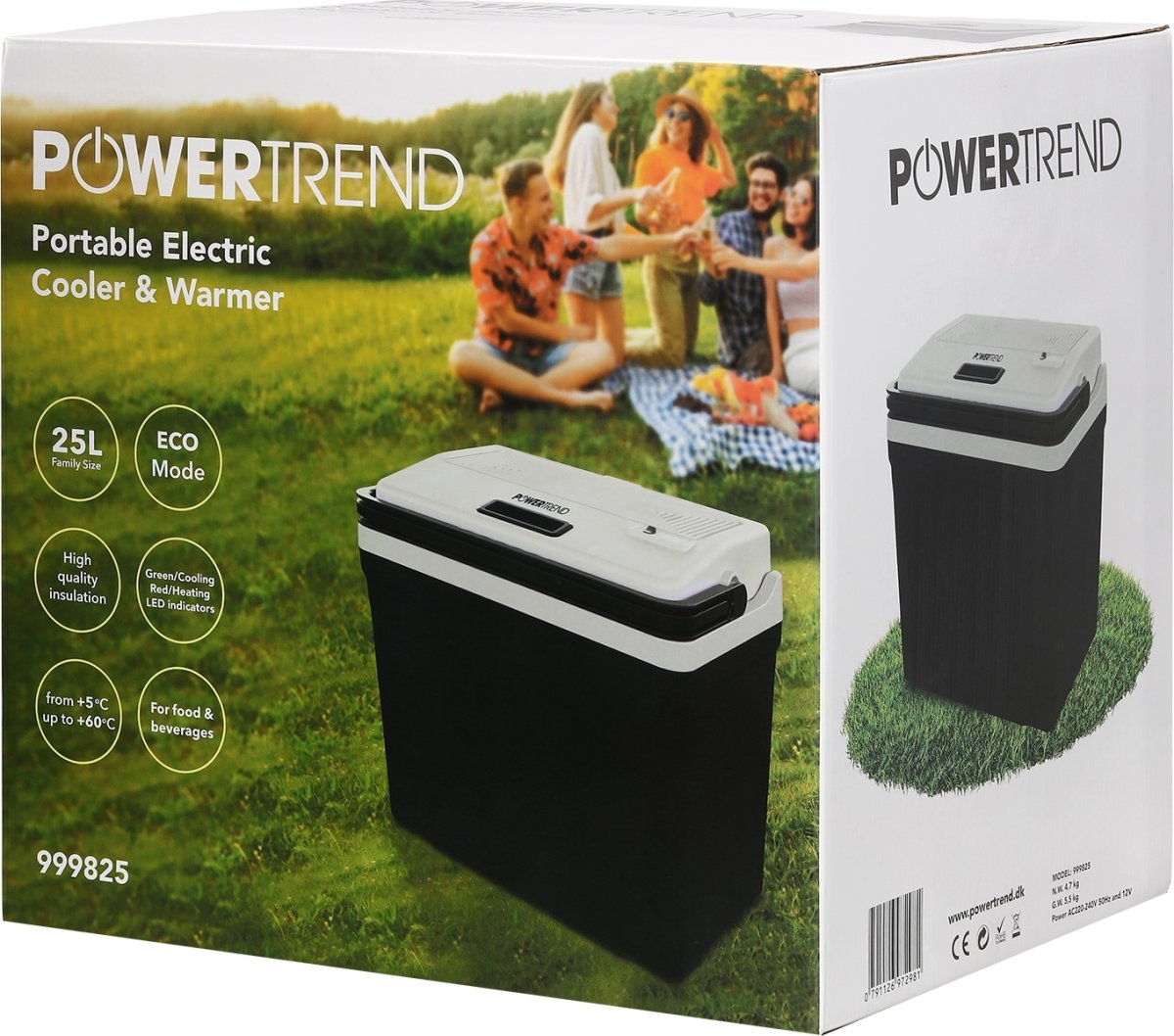 Powertrend 12V/230V KØLEBOKS 25L