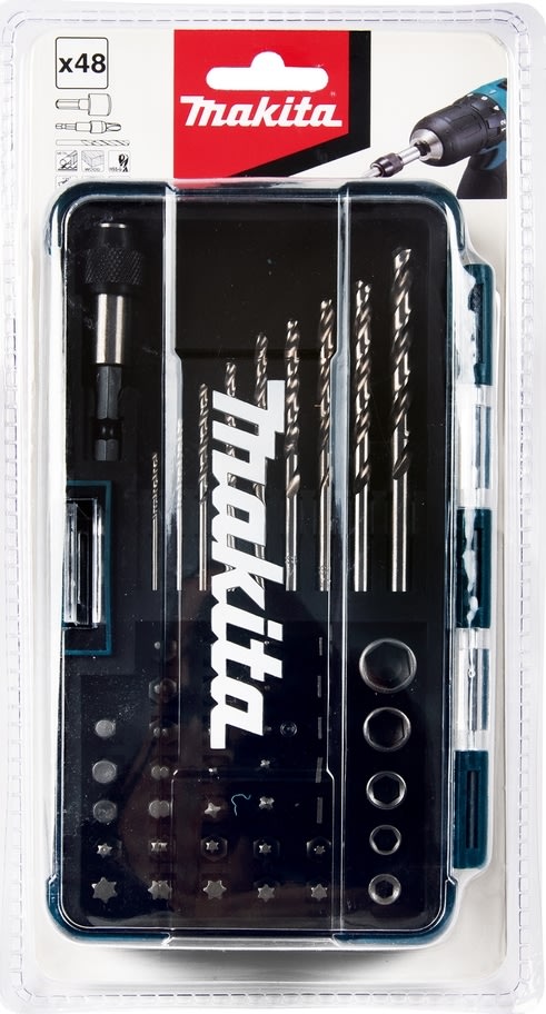 Makita Bor-/bitssæt m/48 dele