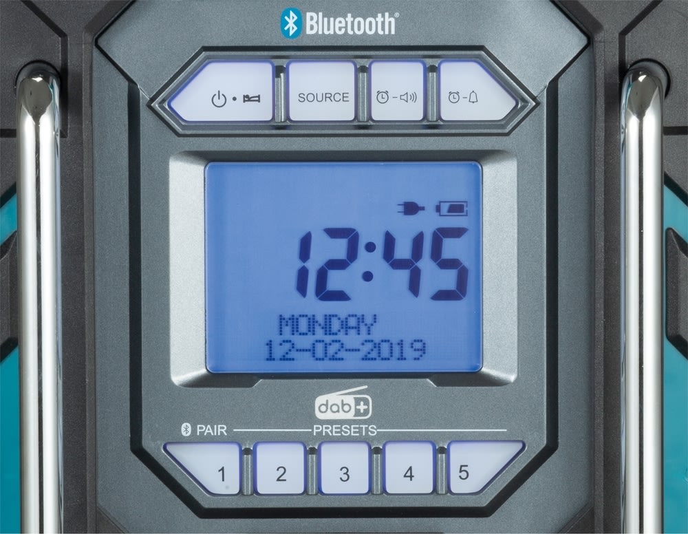 Makita Arbejdsradio m/bluetooth og DAB+, 10,8-18V