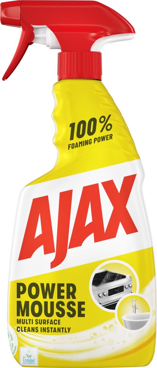 Ajax Spray | Power Mousse | Anti Kalk | 500 ml
