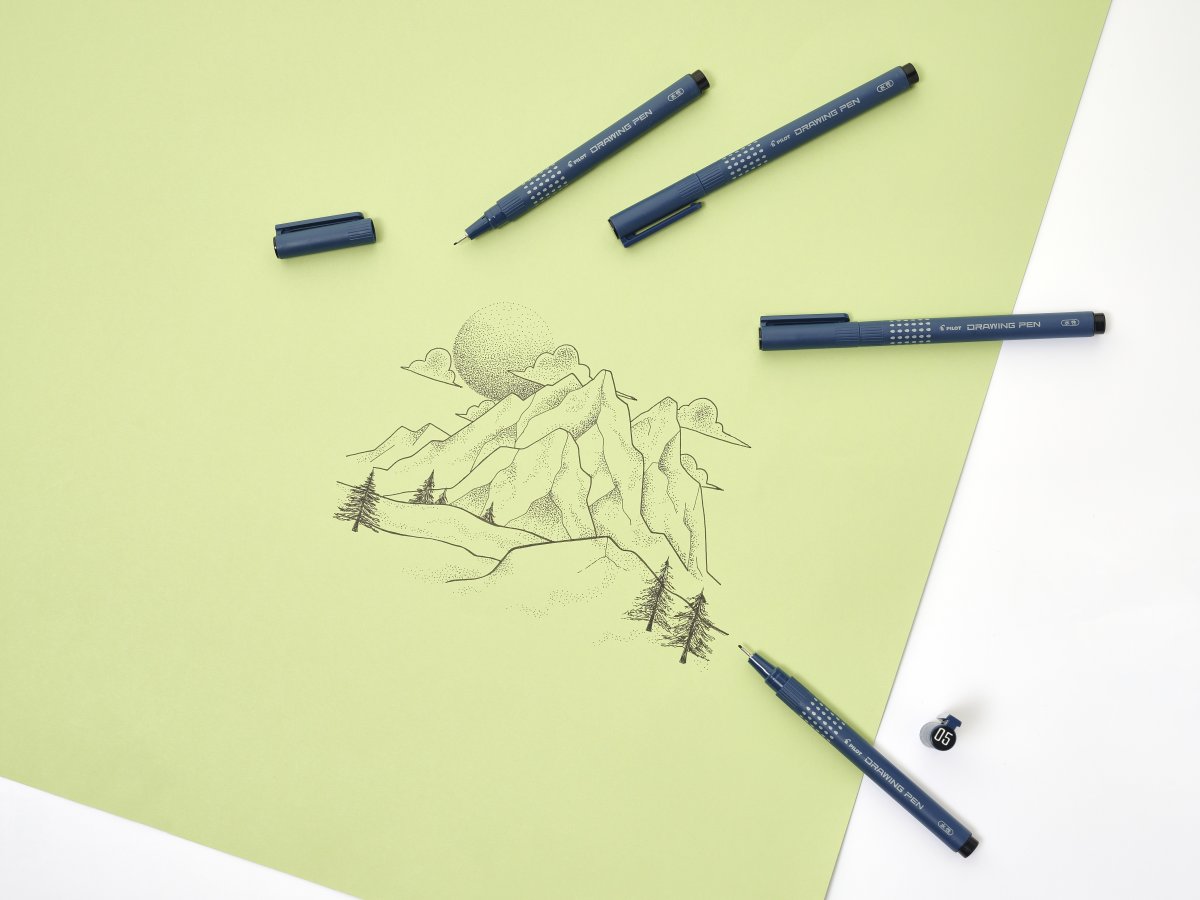 Pilot Drawing Pen Fineliner | 08 | Sort