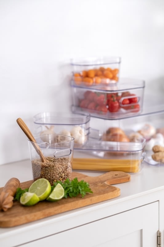 Compact Clear Opbevaringsboks Slim, 1,3 L