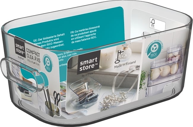 Compact Clear Opbevaringsboks XS, 0,6 L