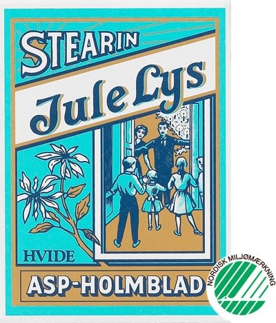 ASP-Holmblad Juletræslys 1, 2x11cm, hvid, 20 stk