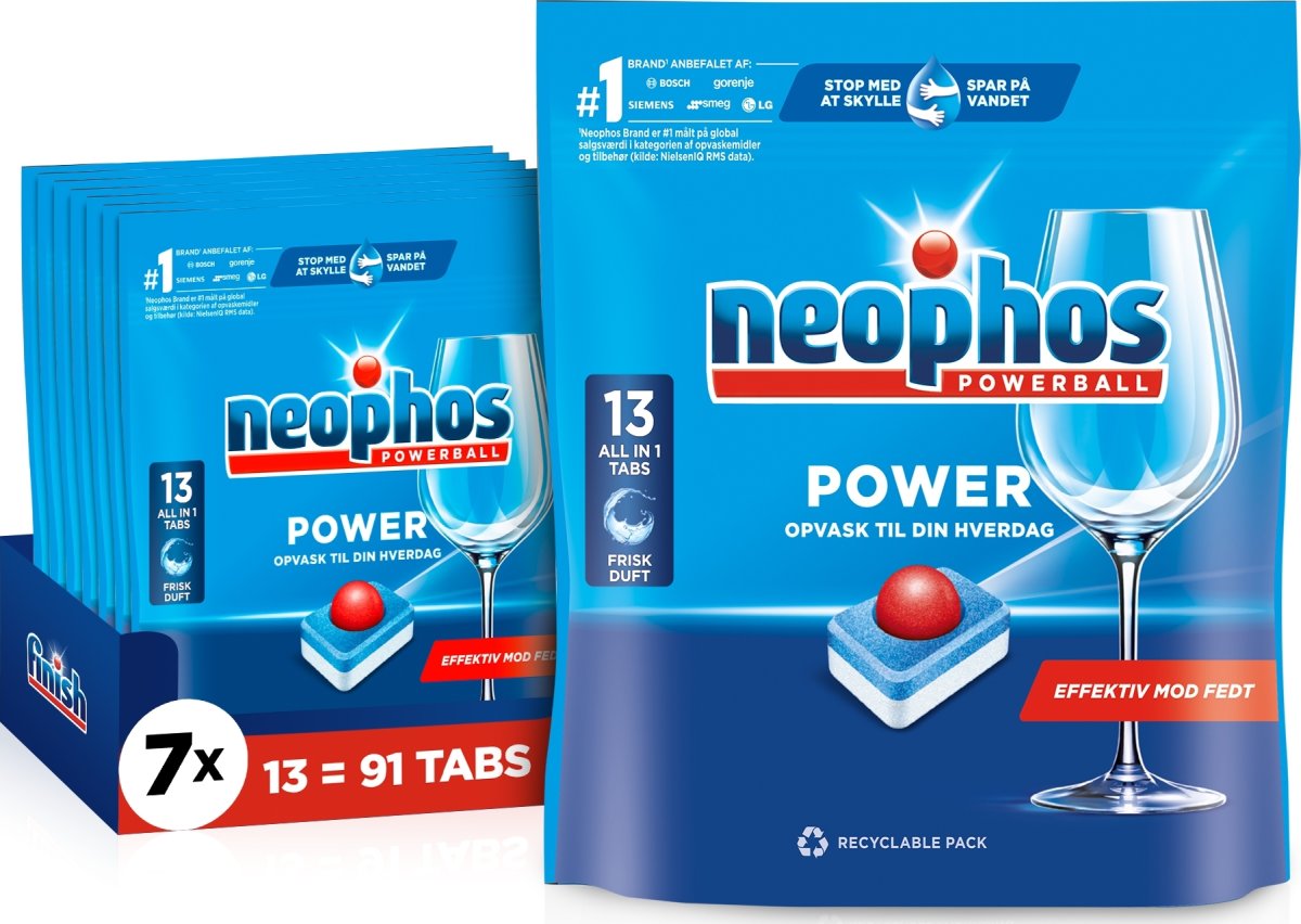 Neophos Power Opvasketabs, 91 tabs