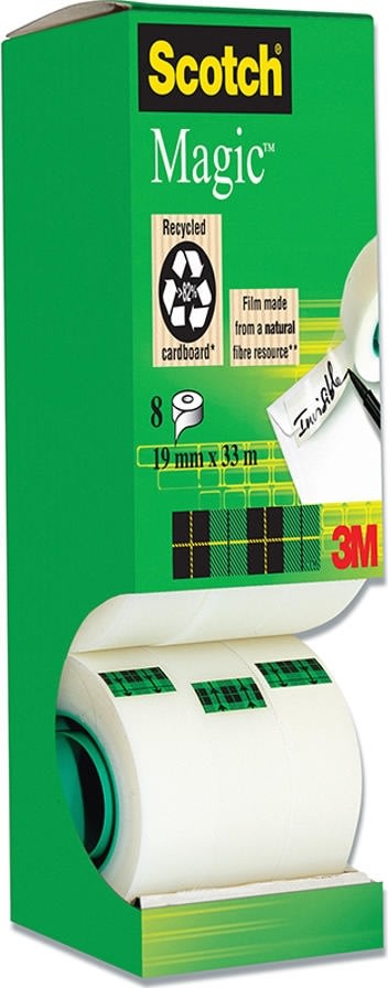 3M Scotch Magic Tape 810 | 19mm | 33m | 8 ruller