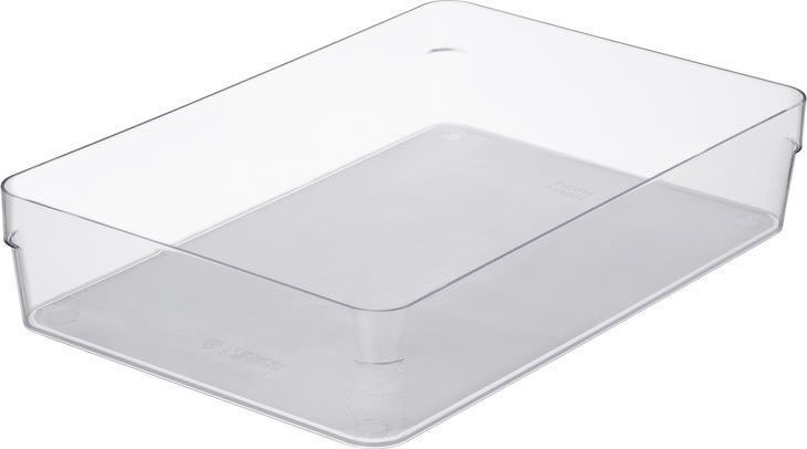 Compact Sort Opbevaringsboks, klar, 30x20cm