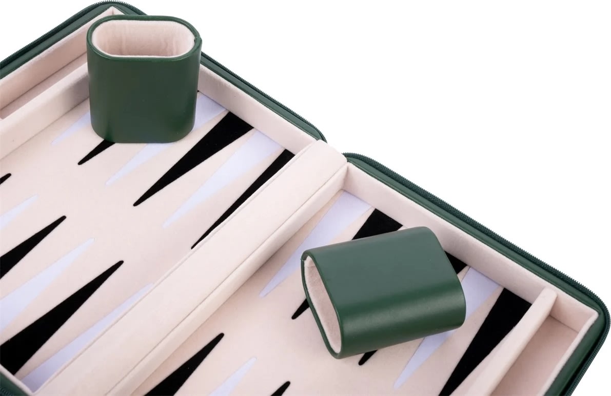 Brætspil Backgammon Rejsesæt 23x18 cm
