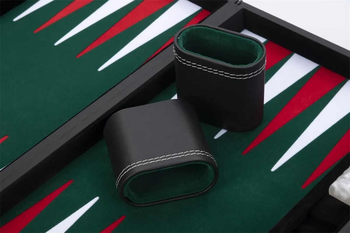Brætspil Backgammon Sæt 38x23 cm, Foldbart