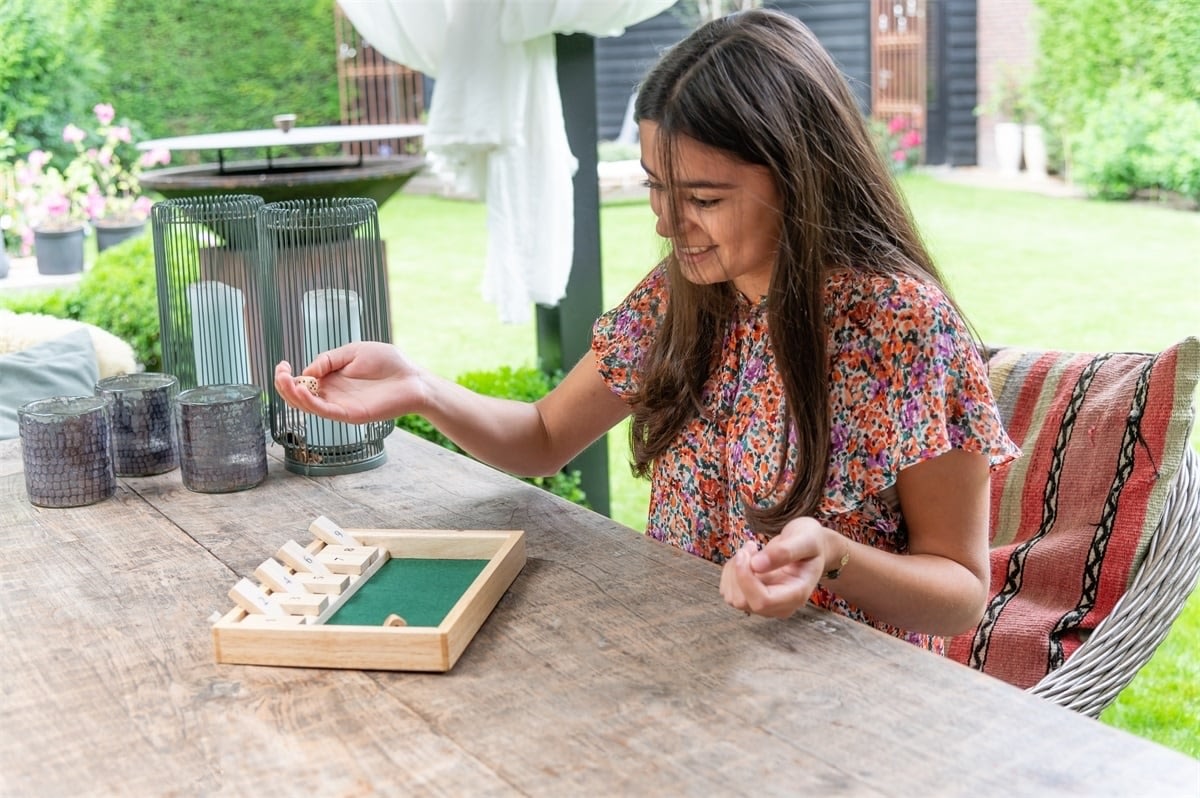 Shut the box 1 spiller inkl. 2 terninger