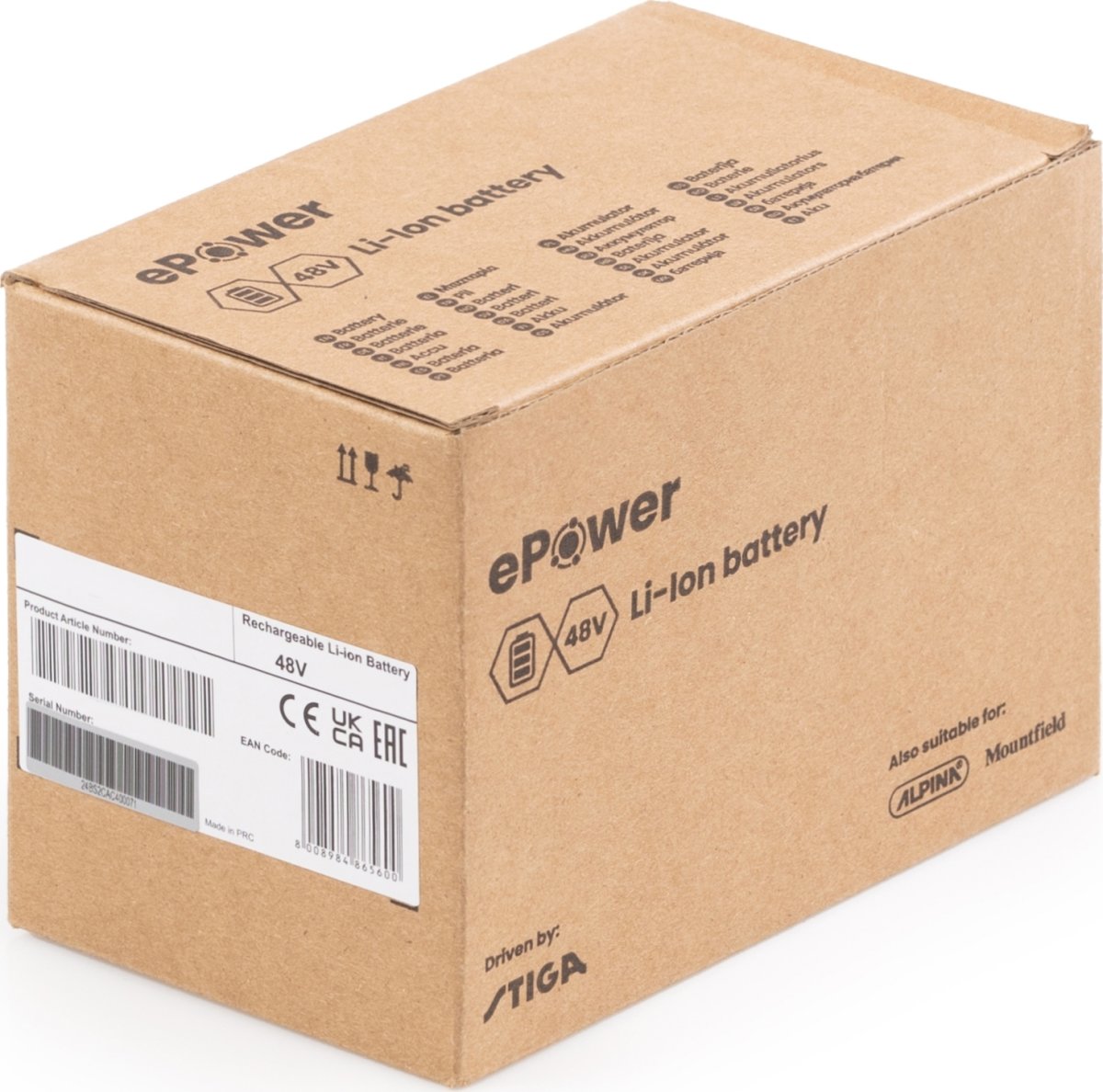 STIGA batteri, 48V, 5.0 AH