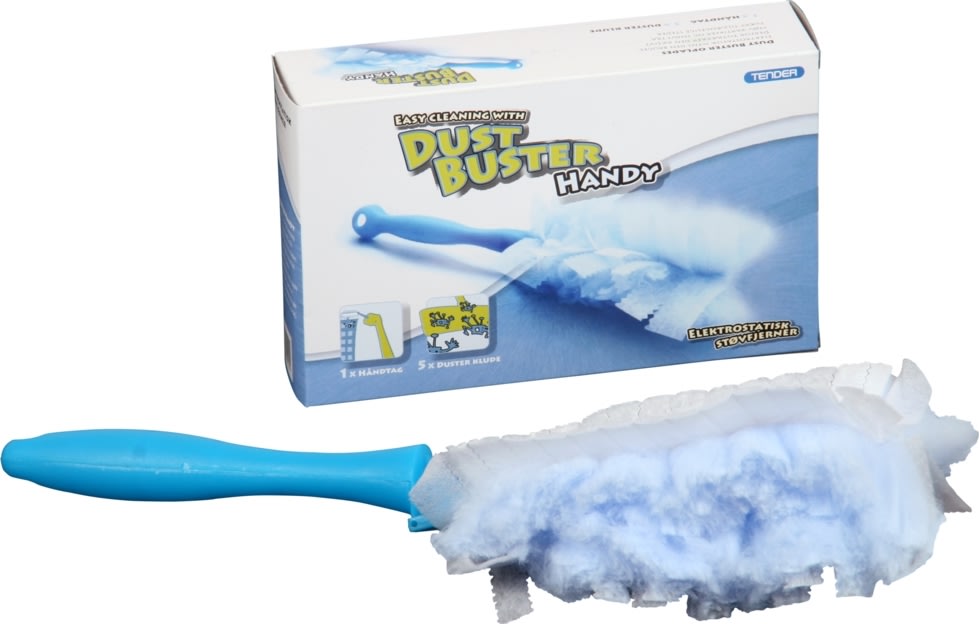 Dustbuster Engangsafstøver, 34x11 cm, blå