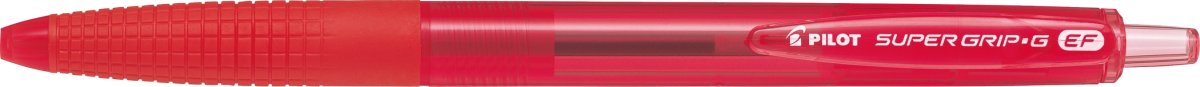 Pilot Super Grip G Kuglepen | EF | Rød