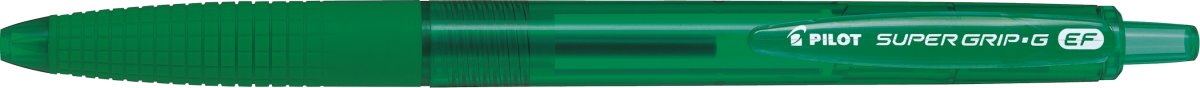 Pilot Super Grip G Kuglepen | EF | Grøn