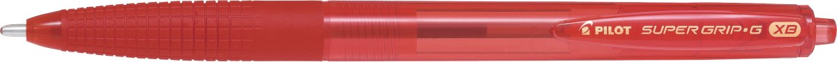 Pilot Super Grip G Kuglepen | XB | Rød
