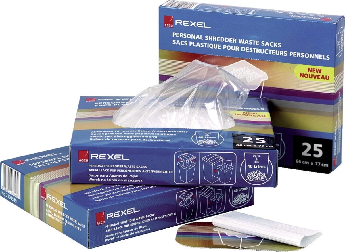 Rexel 40060 makulatorposer 40L, 100 stk.