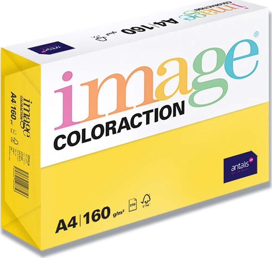 Image Coloraction A3, 80g, 500ark, Dark yellow