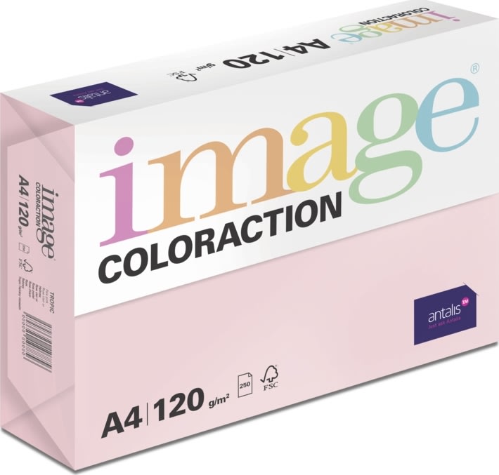 Image Coloraction A3, 80g, 500ark, Pale Pink