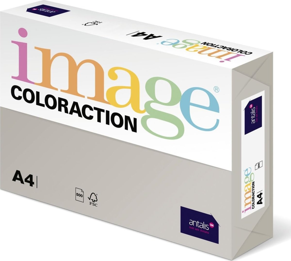 Image Coloraction A4, 120g, 250ark, Mid Grey