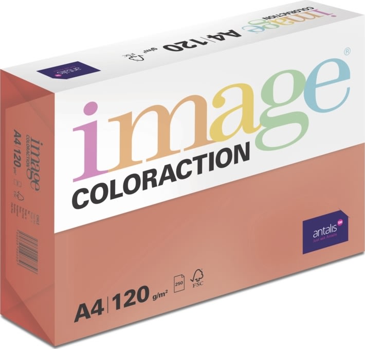 Image Coloraction A4, 120g, 250ark, Deep Red
