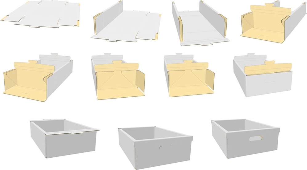 DryPack Mini Kasse | Bund+låg | 355x285x165 mm