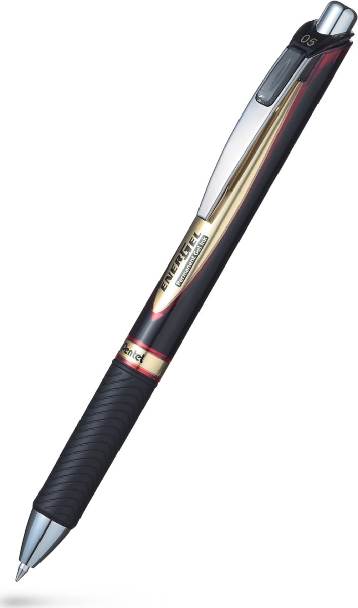 Pentel Energel BLP75 Rollerpen | Permanent | Rød