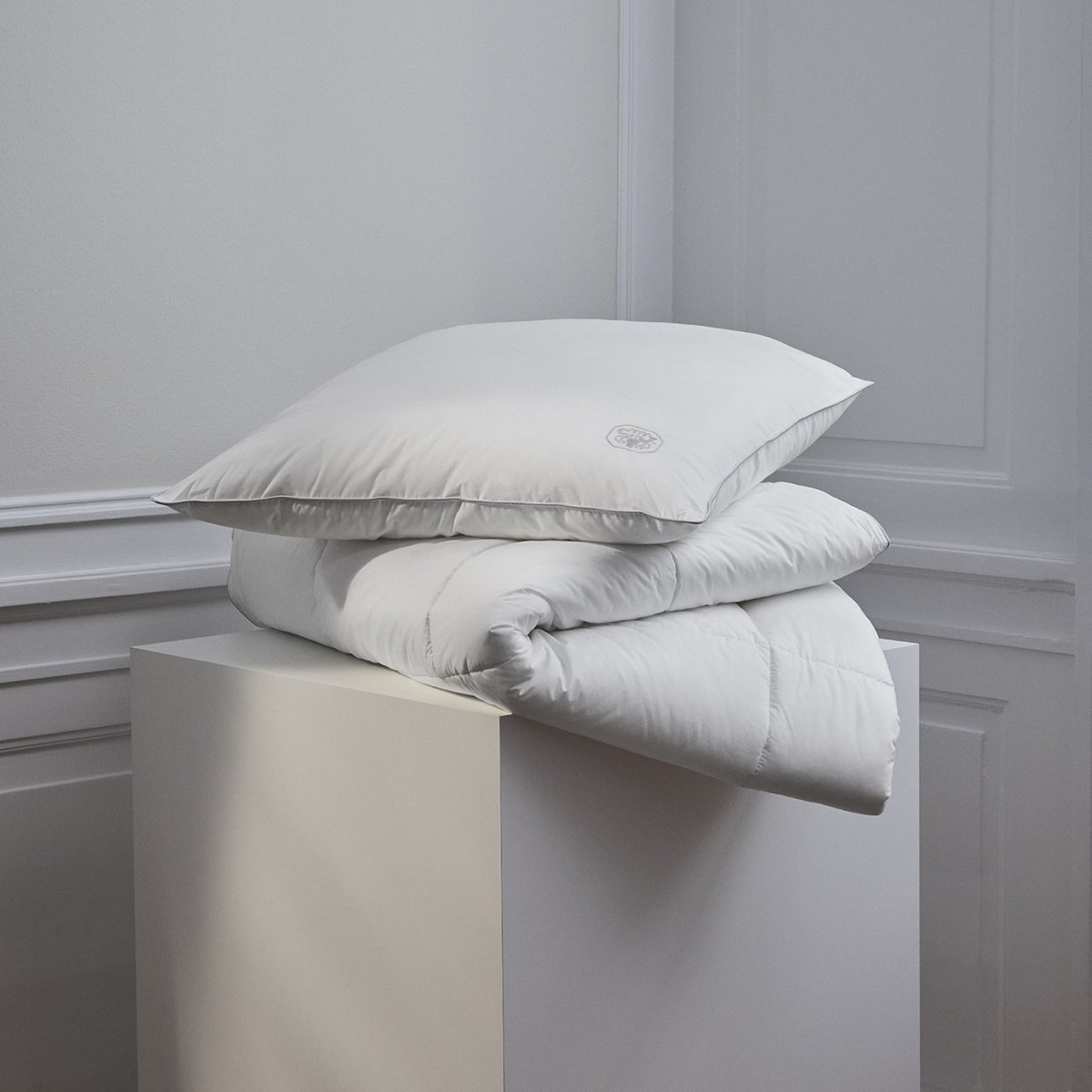 Georg Jensen Damask Patenteret Fiberdyne og Pude