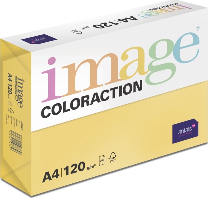 Image Coloraction A4, 120g, 250ark, Gold