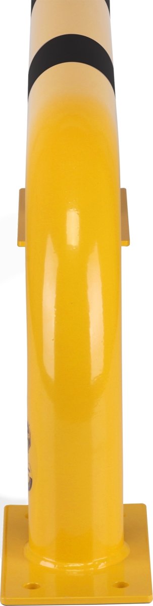Påkørselsværn, pulverlakeret, Ø76, 350x1000 mm