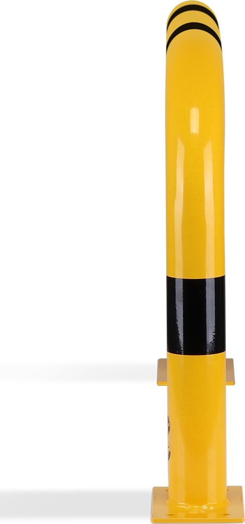 Påkørselsværn, pulverlakeret, Ø76, 600x1000 mm