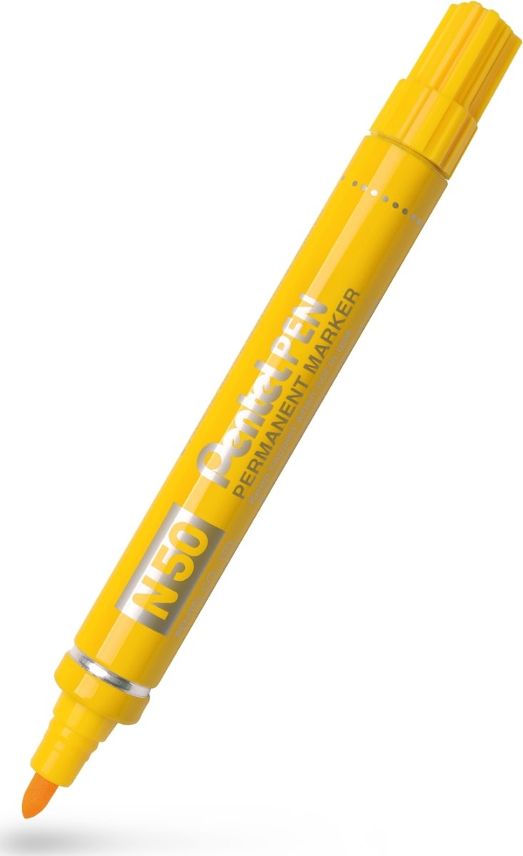 Pentel N50 Permanent marker | Rund | Gul