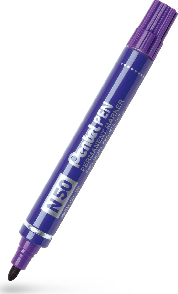 Pentel N50 Permanent marker | Rund | Violet