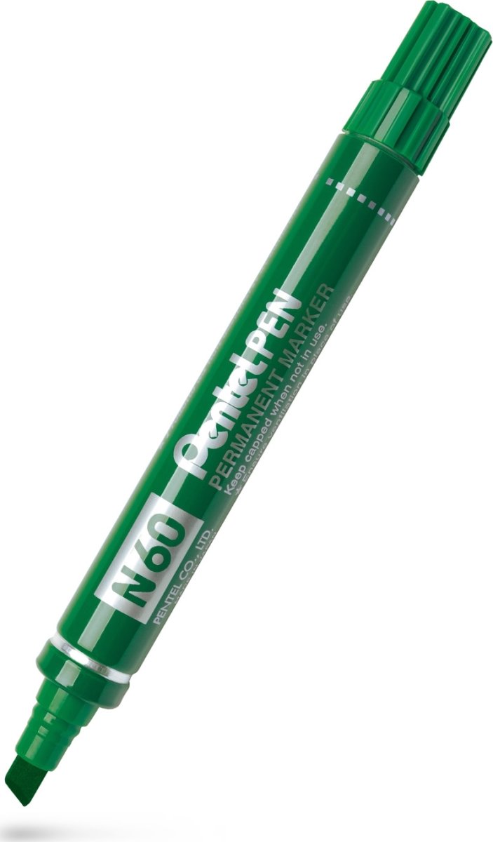 Pentel N60 Permanent marker | Skrå | Grøn