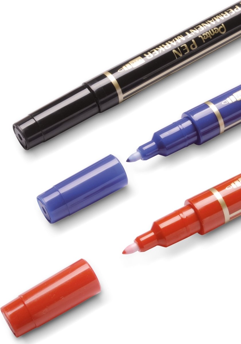 Pentel N75W Twin marker | Rød