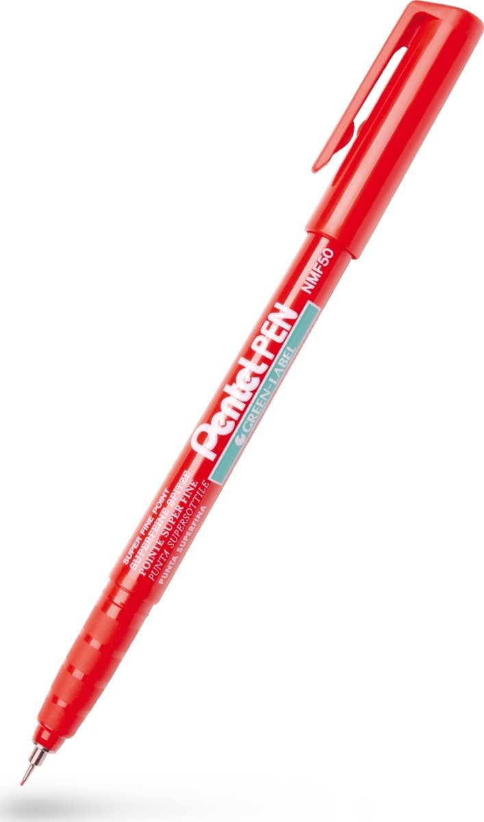 Pentel NMF50 Permanant marker | SF | Rød